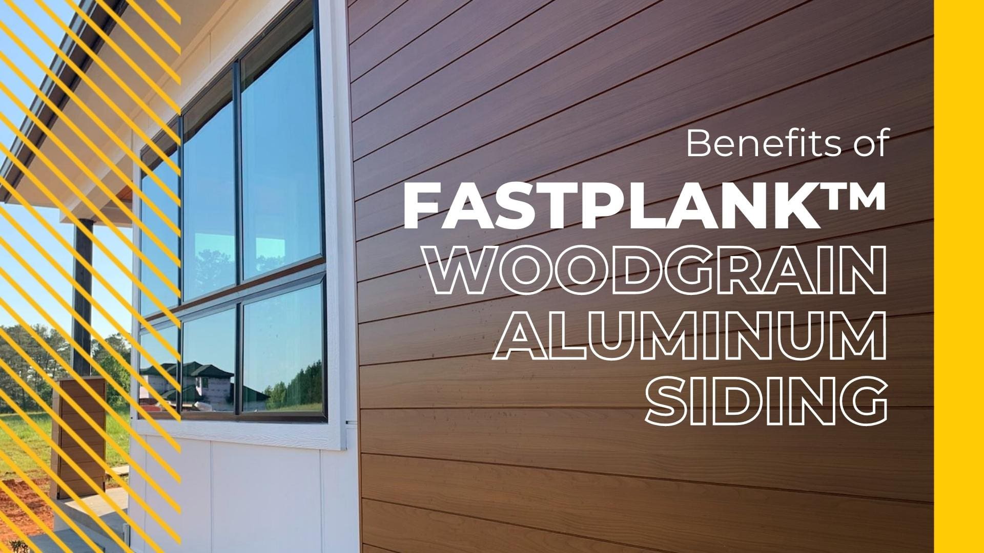 benefits of fastplank woodgrain aluminum siding