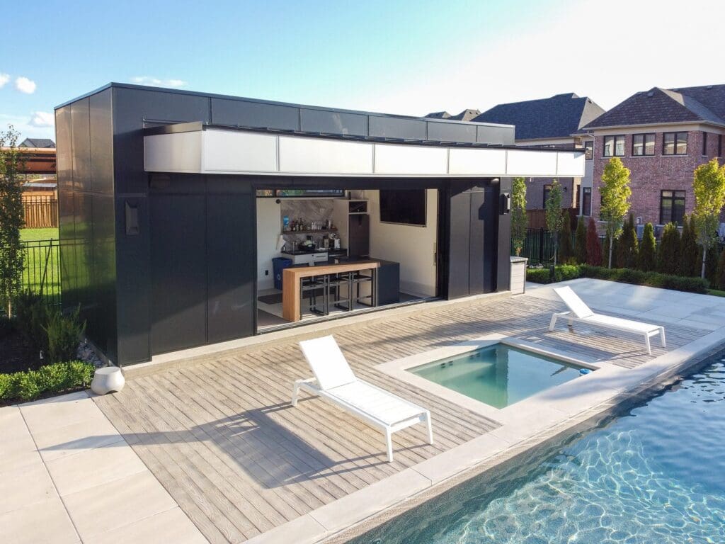 quickpanel & FastPlank pool house
